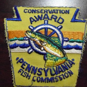 Embroidered Patch - Pennsylvania Fish Commission Award