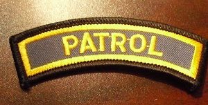 Embroidered Shoulder Patch - Patrol