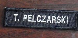 Uniform Shoulder Patch - T Pelczarski