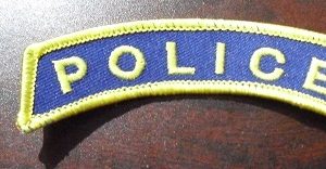 Embroidered Uniform Patch - Police