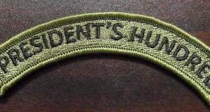 Uniform Shoulder Patch - President's Hundred