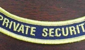 Uniform Shoulder Patch - Private Security