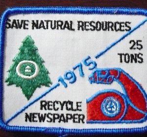 Embroidered Patch - 1975 Save Natural Resources