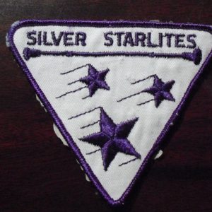 Embroidered Patch - Silver Starlites