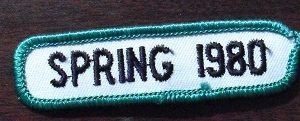 Embroidered Shoulder Patch - Spring 1980