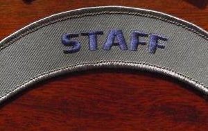 Embroidered Uniform Patch - STAFF