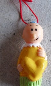 Plastic Popeye Sweet Pea Figure or Necklace