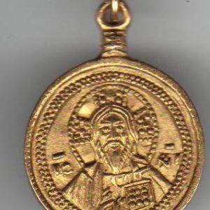 ODD Mystery Jesus Coin Pendant Gold Metal