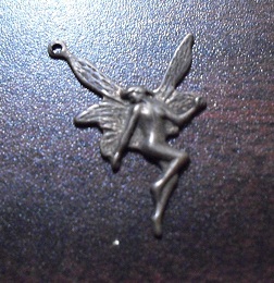 Bronze Metal Charm or Pendant - Tinkerbell