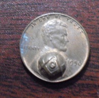 1958 Freemason Embossed Penny