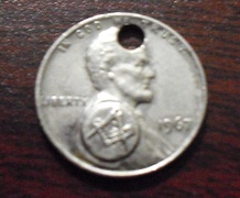 1967 Freemason Penny