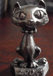 Pewter 2005 Kitten Cat Figurine