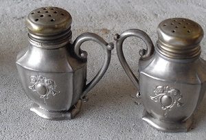 Vintage Silverplate Salt & Pepper Shakers