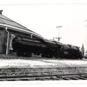 Vintage Photograph B&O Locomotive 6177