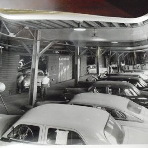 1950 Erie Railroad Photograph of Cars Loaded in Boxcar