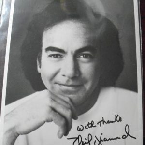 Neil Diamond 8x10 Fan Club Photograph