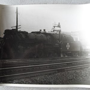 Vintage 8x10 Trin Photograph Erie 2923 Locomotive