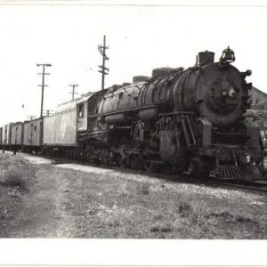 1951 Train Photograph Erie Loco on the Rails