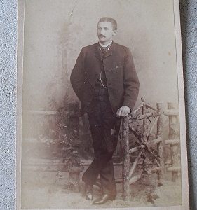 Early 1900s Photograph Man in Suit