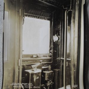 Vintage 8x10 Train Car Interior Photograph