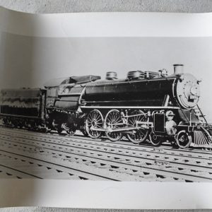 Vintage 8x10 Train Photograph Reading 108 Locomotive