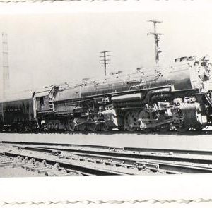 Vintage Train Photograph B&O 7602 Locomotive