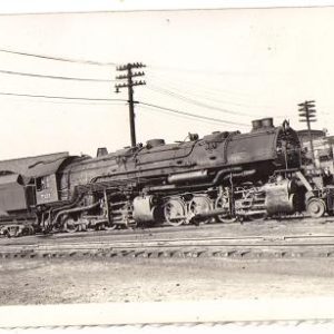 1937 Train Photograph B&O 7121 Locomotive