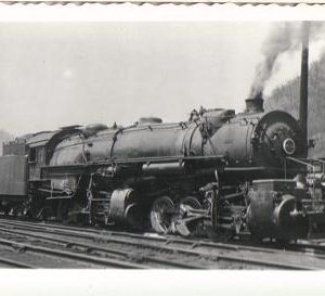 1940 Train Photograph B&O 7037 Locomotive