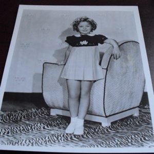 Shirley Temple by Chair 8x10 Photograph