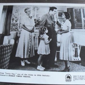 Shirley Temple in Curly Top Movie Still Photograph