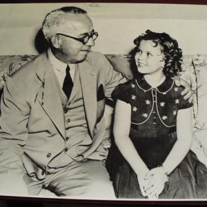 Shirley Temple with Old Man 8x10 Photograph