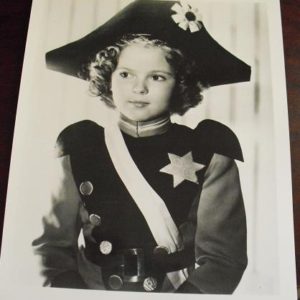 Shirley Temple in Uniform 8x10 Photograph