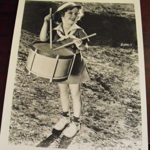 Shirley Temple with Drum 8x10 Photograph