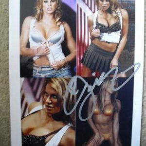 Autographed WWE/WWF Womens Wrestler Photograph