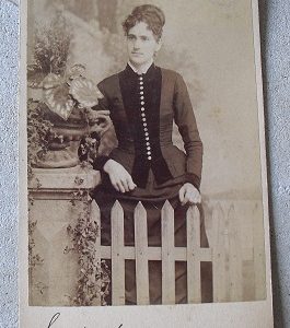 Early 1900s Photograph Woman in Dress