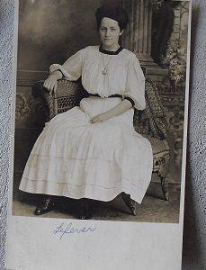 Early 1900s Photo Postcard - Woman Sitting