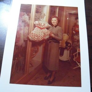 Shirley Temple Holding Dress 8x10 Photograph