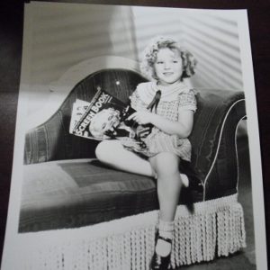 Shirley Temple Reading Magazine 8x10 Photograph