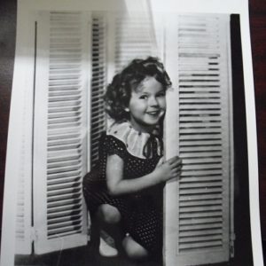 Shirley Temple Behind Shutters 8x10 Photograph