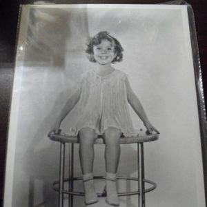 Shirley Temple Sitting on Chair 8x10 Photograph