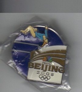 2008 Beijing Olympics Gymnist Pinback