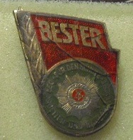 1980s Original East Germany Police Bester Badge