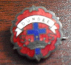 Vintage Little's System Dundee Cross Pinback