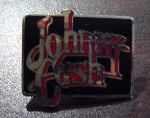 Modern Metal Pinback - Johnny Cash