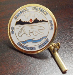 1989 Boy Scouts Carroll District Klondike Derby Pinback