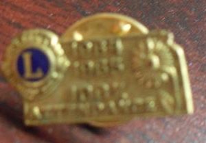 1964 65 Lions Club Award Pin Montana