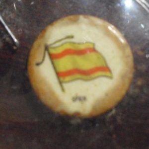 1890s Tin Tobacco Pin - Spain