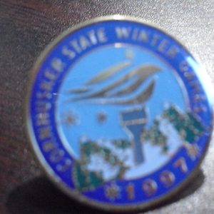 Metal Pinback 1997 Cornhusker State Winter Games