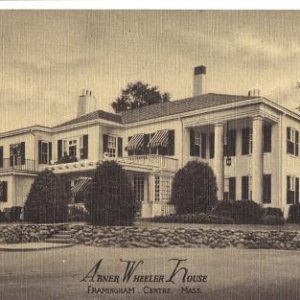 Vintage Postcard Abner Wheeler House