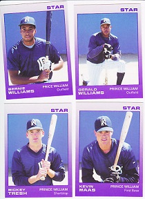 1988 Star Prince William Minor League Team Set